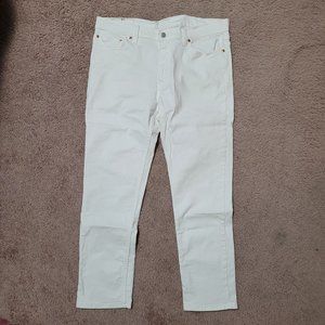 Levi's 511 Mens White Jeans 36x30